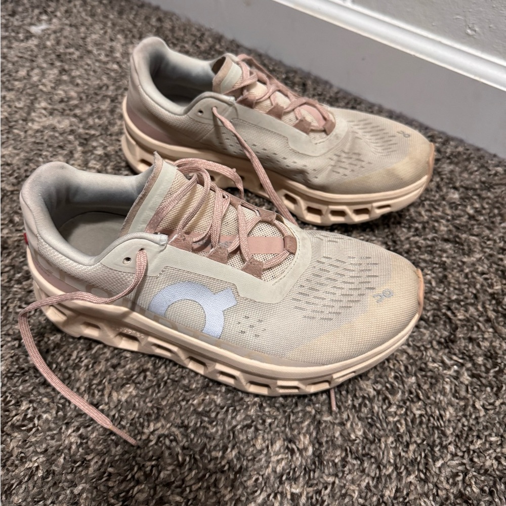 On Running Light Beige Sneakers